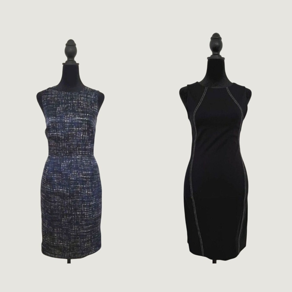Aritzia + Judith & Charles Petite 2-Dress Bundle Silk Office Formal Capsule US 0